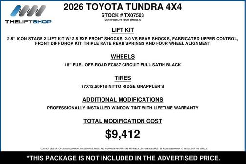 2026 Toyota Tundra Limited