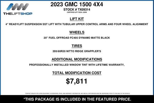 Summit White 2023 GMC Sierra 1500 Elevation