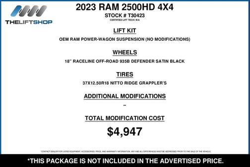 2023 RAM 2500 Power Wagon