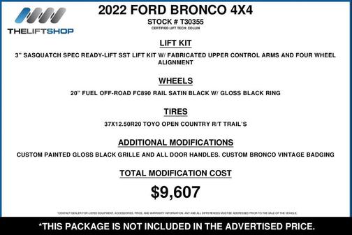 2022 Ford Bronco Wildtrak