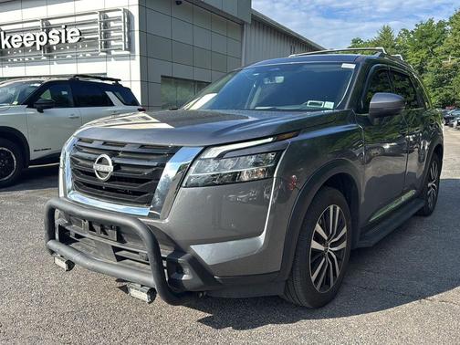 Gun Metallic 2023 Nissan Pathfinder Platinum 4WD
