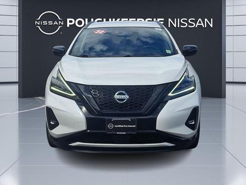 Pearl White Tricoat 2022 Nissan Murano SV Intelligent AWD