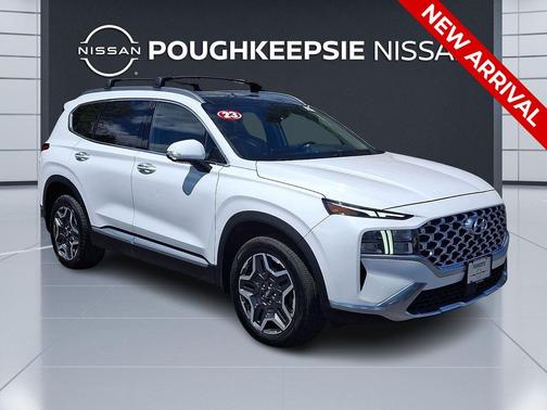 Serenity White Pearl 2023 Hyundai SANTA FE HEV SEL Premium