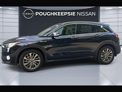 Hermosa Blue 2023 INFINITI QX50 LUXE AWD