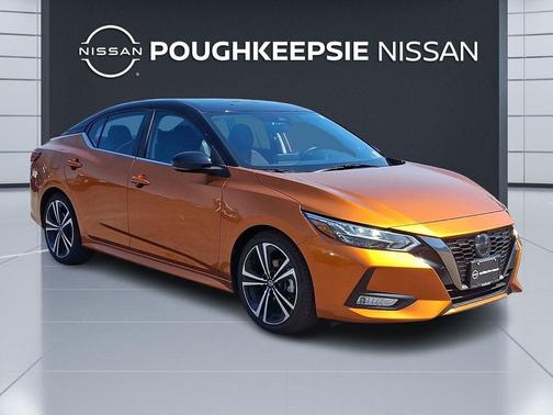 Monarch Orange Metallic/Super Black 2023 Nissan Sentra SR
