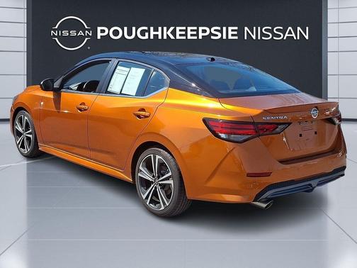 Monarch Orange Metallic/Super Black 2023 Nissan Sentra SR