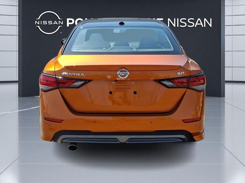 Monarch Orange Metallic/Super Black 2023 Nissan Sentra SR