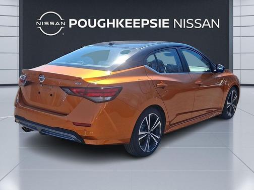 Monarch Orange Metallic/Super Black 2023 Nissan Sentra SR