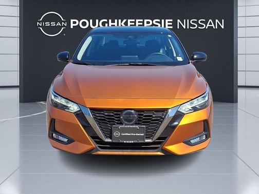 Monarch Orange Metallic/Super Black 2023 Nissan Sentra SR