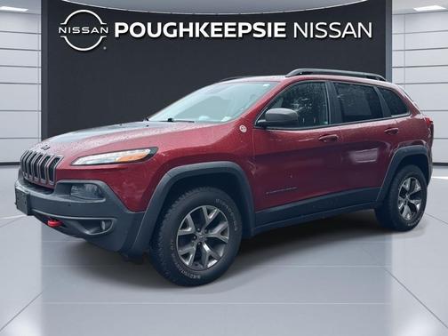Deep Cherry Red Crystal Pearlcoat 2015 Jeep Cherokee Trailhawk