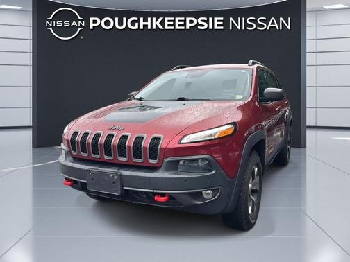 Deep Cherry Red Crystal Pearlcoat 2015 Jeep Cherokee Trailhawk