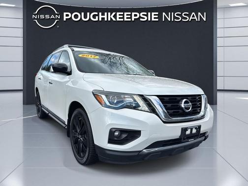 Pearl White 2017 Nissan Pathfinder Platinum