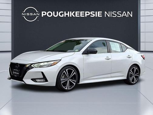 Aspen White Tricoat 2020 Nissan Sentra SR
