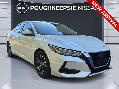 Aspen White Tricoat 2023 Nissan Sentra SV