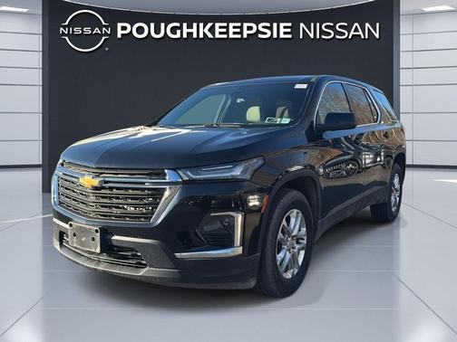 Mosaic Black Metallic 2023 Chevrolet Traverse LS