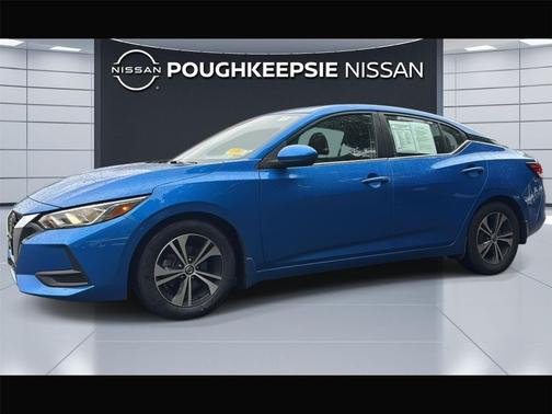 Electric Blue Metallic 2021 Nissan Sentra SV