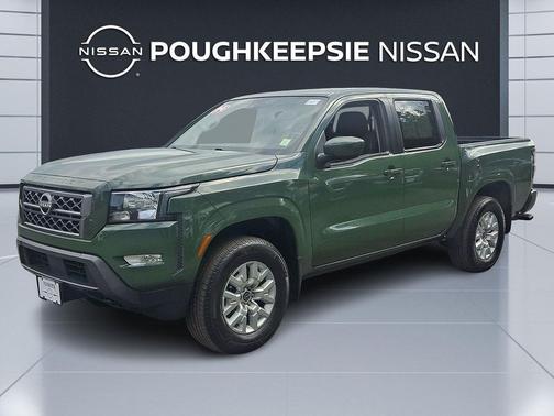 Tactical Green Metallic 2024 Nissan Frontier SV