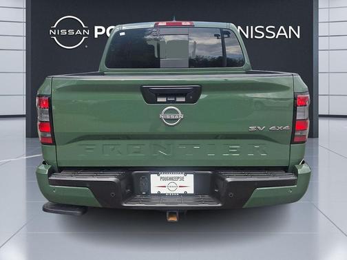 Tactical Green Metallic 2024 Nissan Frontier SV