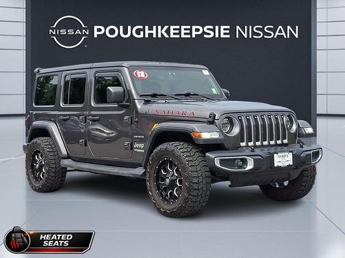 Granite Crystal Metallic Clearcoat 2018 Jeep Wrangler Unlimited Sahara