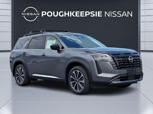 Gun Metallic 2026 Nissan Pathfinder Platinum
