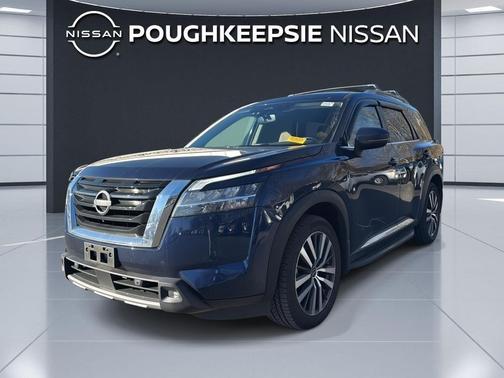 Deep Ocean Blue Pearl 2022 Nissan Pathfinder Platinum 4WD