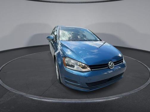 Silk Blue Metallic 2017 Volkswagen Golf TSI Wolfsburg Edition 4-Door
