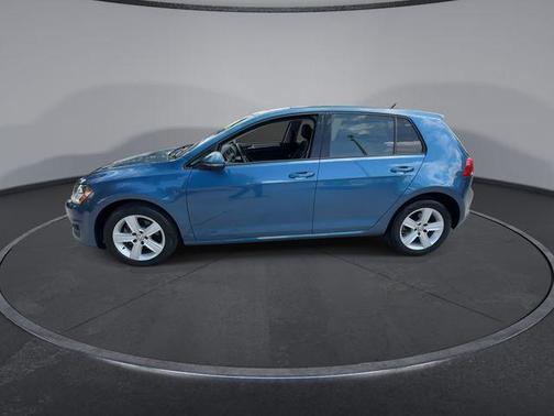 Silk Blue Metallic 2017 Volkswagen Golf TSI Wolfsburg Edition 4-Door
