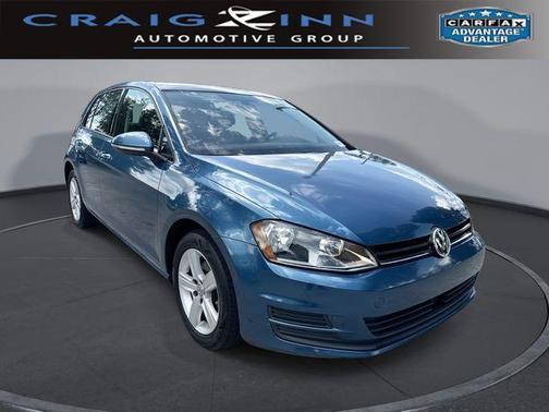 Silk Blue Metallic 2017 Volkswagen Golf TSI Wolfsburg Edition 4-Door
