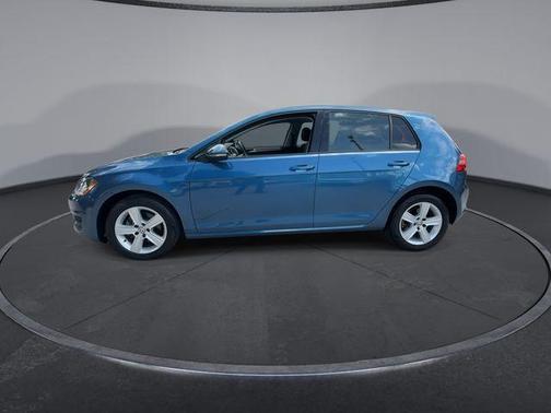 Silk Blue Metallic 2017 Volkswagen Golf TSI Wolfsburg Edition 4-Door
