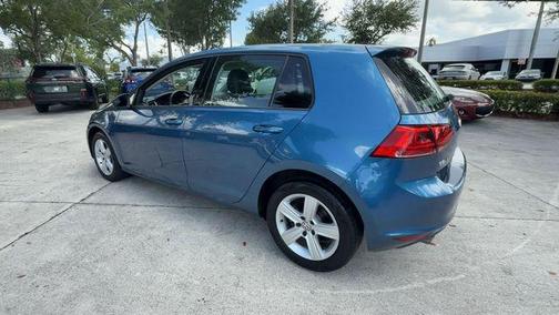 Silk Blue Metallic 2017 Volkswagen Golf TSI Wolfsburg Edition 4-Door