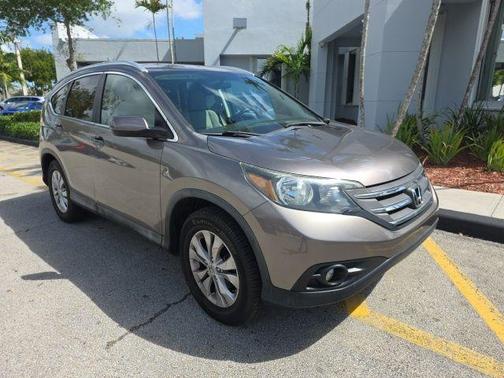 Brown 2012 Honda CR-V EX-L