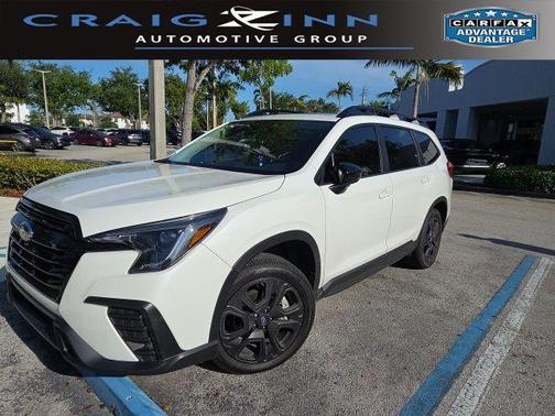 Crystal White Pearl 2025 Subaru Ascent Onyx Edition Touring