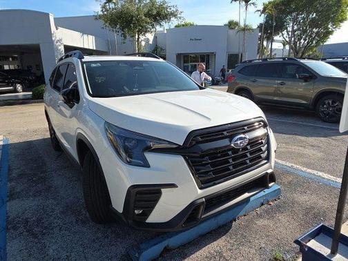 Crystal White Pearl 2025 Subaru Ascent Onyx Edition Touring