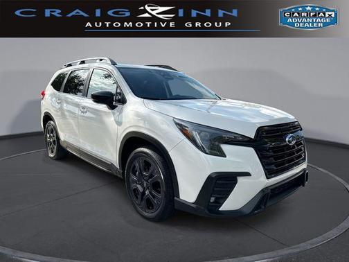 Crystal White Pearl 2025 Subaru Ascent Onyx Edition Touring