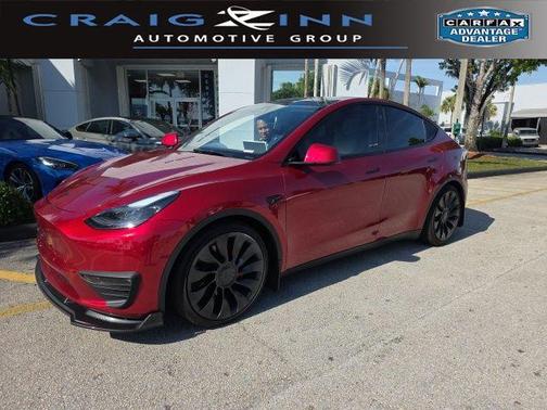 White 2024 Tesla Model Y Performance