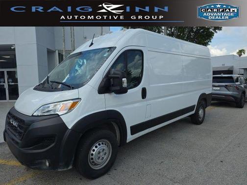 Bright White Clearcoat 2025 RAM ProMaster 3500 High Roof