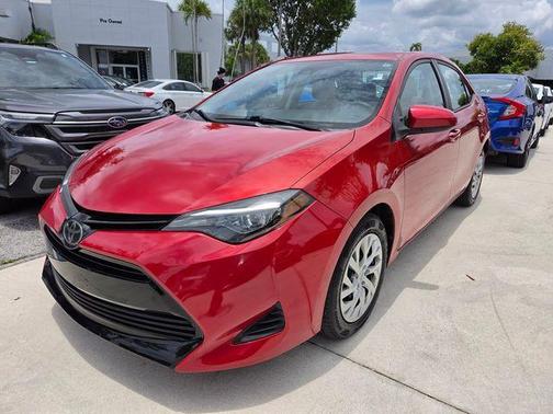 Barcelona Red Metallic 2019 Toyota Corolla LE