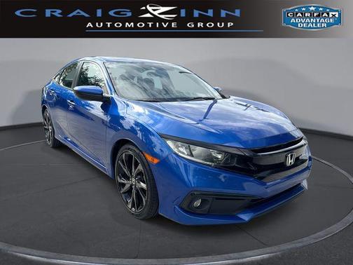 Blue 2020 Honda Civic Sport