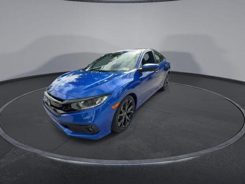 Blue 2020 Honda Civic Sport