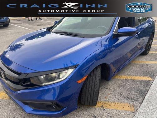 Blue 2020 Honda Civic Sport