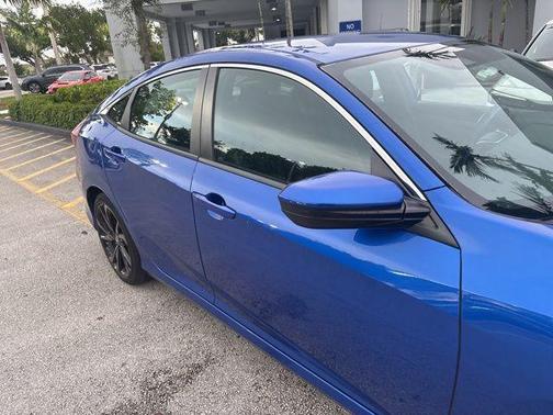Blue 2020 Honda Civic Sport