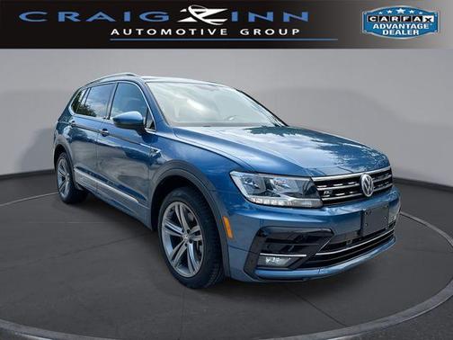 Silk Blue Metallic 2019 Volkswagen Tiguan 2.0T SEL R-Line