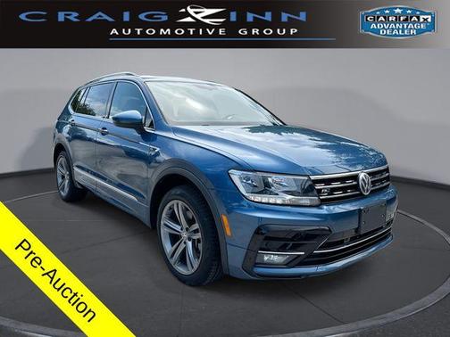Silk Blue Metallic 2019 Volkswagen Tiguan 2.0T SEL R-Line