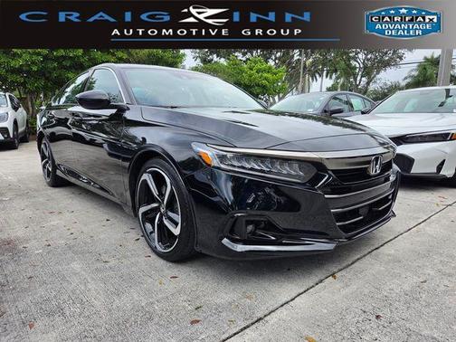 Black 2021 Honda Accord Sport SE