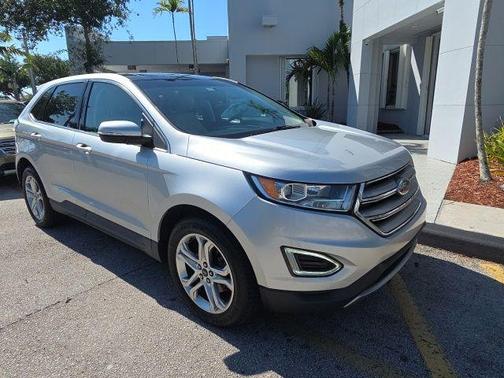 Ingot Silver 2018 Ford Edge Titanium
