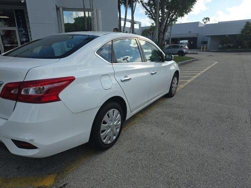 Cloud White 2017 Nissan Sentra S