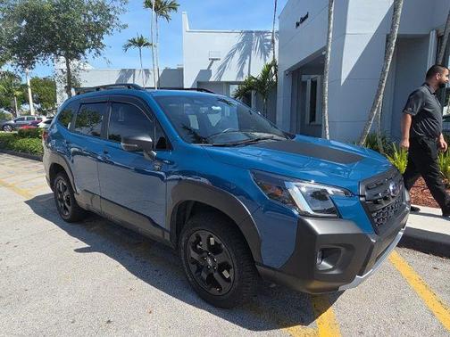Blue 2025 Subaru Forester Wilderness