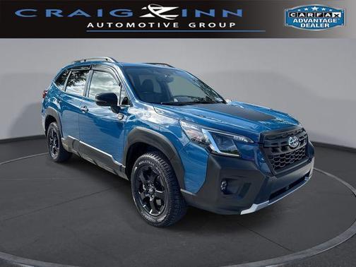 Blue 2025 Subaru Forester Wilderness