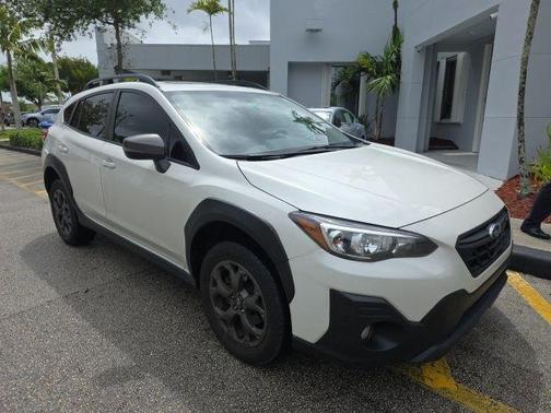 Crystal White Pearl 2023 Subaru Crosstrek Sport