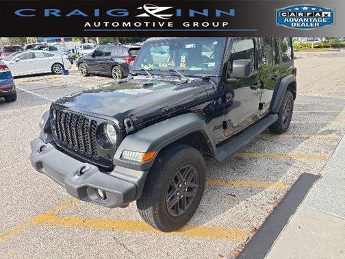 Black Clearcoat 2024 Jeep Wrangler Sport